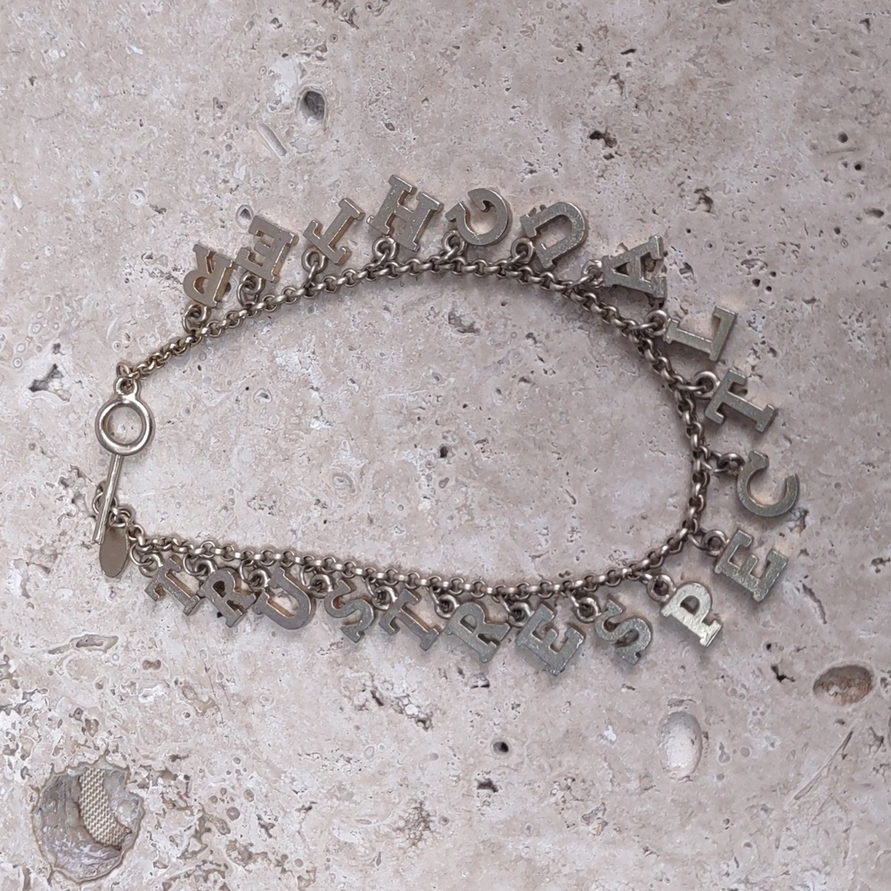 Lee Angel Goldtone Charm Bracelet